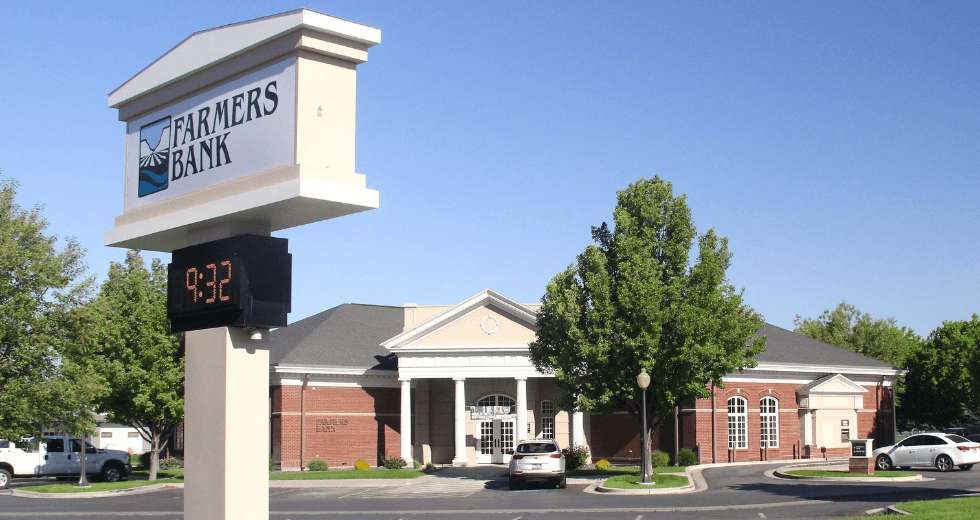 Jerome branch of Farmers Bank